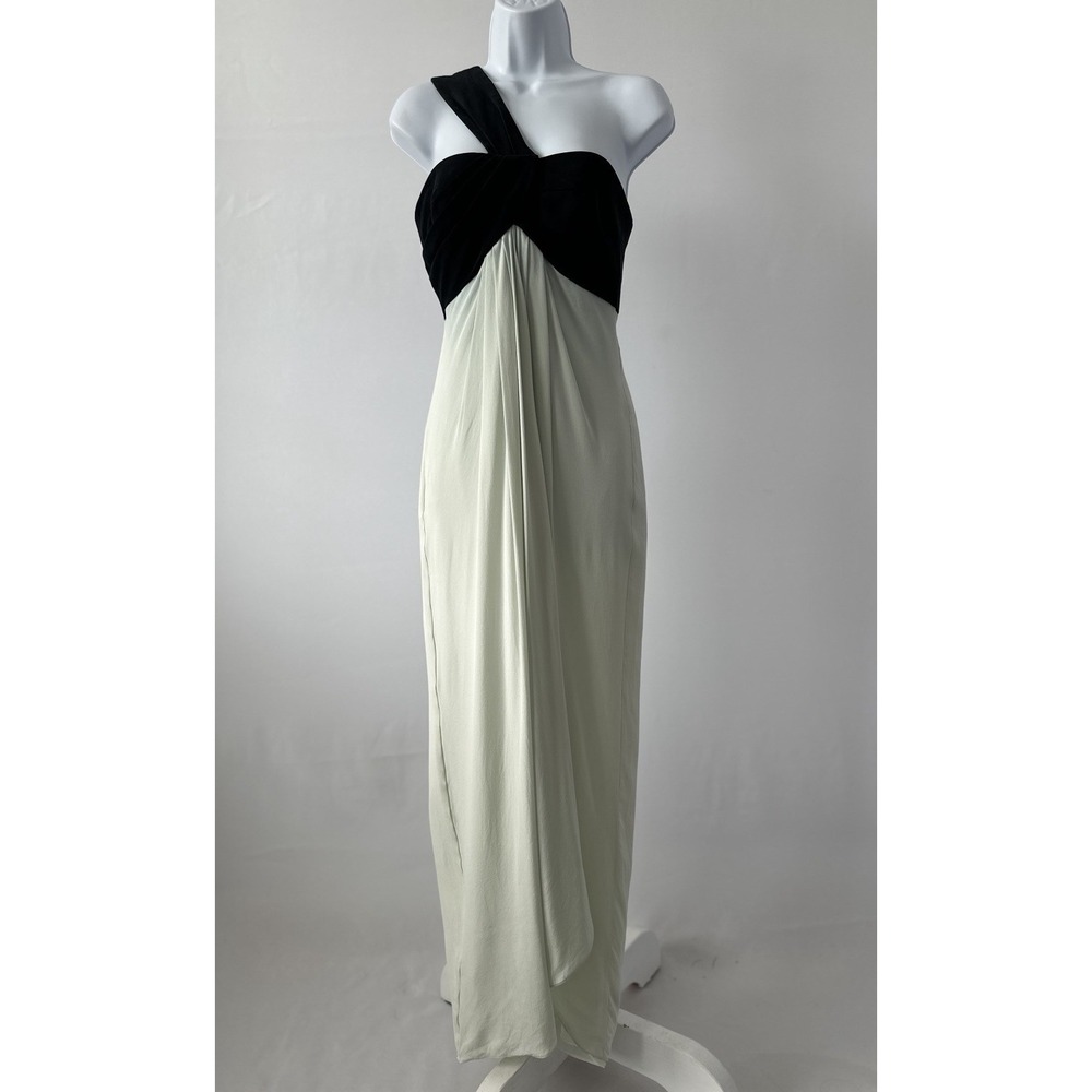 JILL Jill Stuart One Shoulder Drape Front Silk Special Occasion Dress Sz: 4